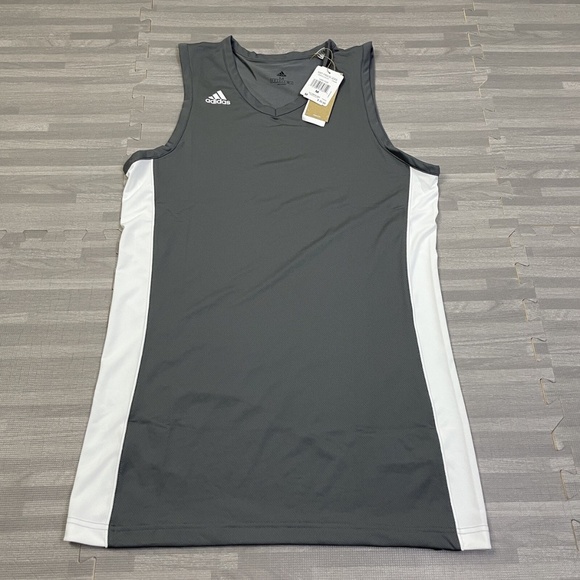 Brand New Adidas Team NXT Prime Jersey Gray Men's Basketball -Size M - Picture 1 of 9